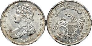 50 Cent USA (1776 - ) Silver 