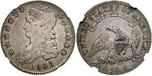 50 Cent USA (1776 - ) Silver 