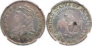 50 Cent USA (1776 - ) Silver 