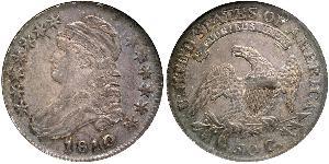 50 Cent USA (1776 - ) Silver 