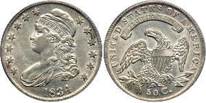 50 Cent USA (1776 - ) Silver 