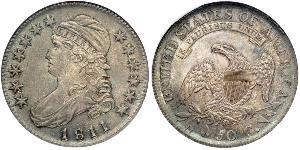 50 Cent USA (1776 - ) Silver 