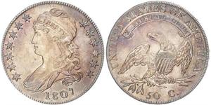 50 Cent USA (1776 - ) Silver 