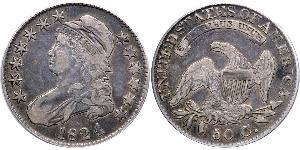 50 Cent USA (1776 - ) Silver 