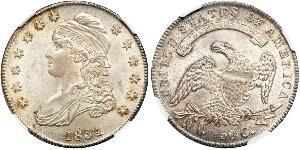 50 Cent USA (1776 - ) Silver 