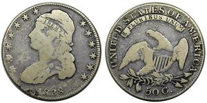 50 Cent USA (1776 - ) Silver 