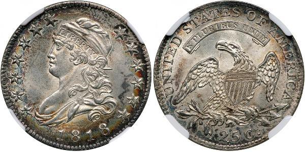 50 Cent USA (1776 - ) Silver 