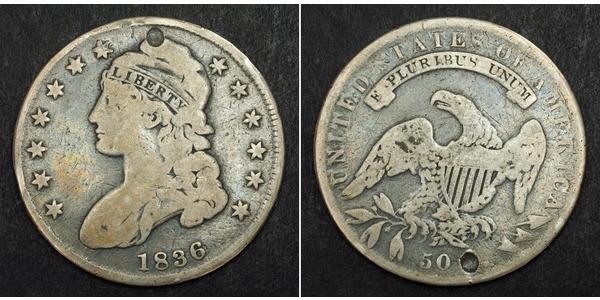 50 Cent USA (1776 - ) Silver 