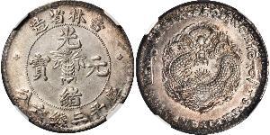 50 Cent China Silver/Nickel 