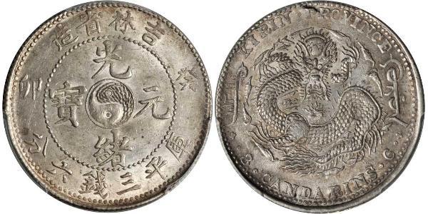 50 Cent China Silver/Nickel 