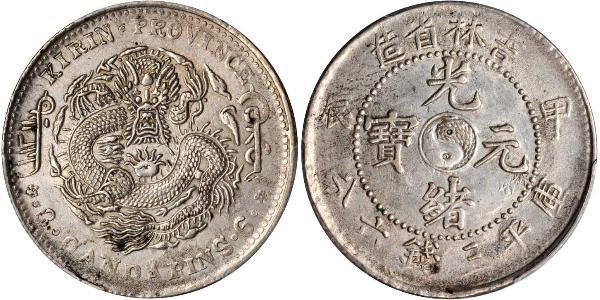 50 Cent China Silver/Nickel 