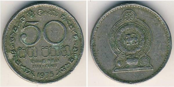 50 Cent Sri Lanka/Ceylon Steel/銅 