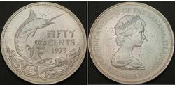 50 Cent Bahamas 銀 