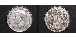 50 Cent 加拿大 銀 乔治六世 (1895-1952)