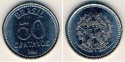 50 Centavo Brasile Acciaio 