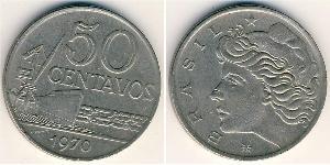 50 Centavo Brasile Acciaio 