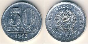 50 Centavo Brasilien Aluminium 