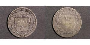 50 Centavo Costa Rica Argent 