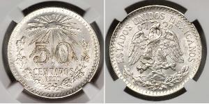 50 Centavo Mexique (1867 - ) Argent 