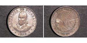 50 Centavo Nicaragua Argent 