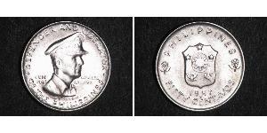 50 Centavo Philippines Argent Douglas MacArthur (1880 - 1964) 