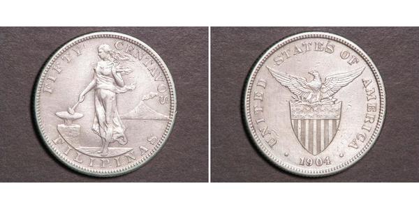 50 Centavo Philippines Argent 