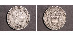 50 Centavo Colombia (1886 - ) Argento 