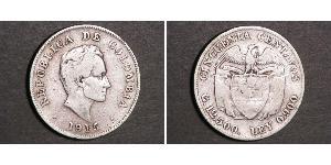 50 Centavo Colombia (1886 - ) Argento 