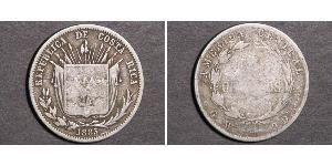 50 Centavo Costa Rica Argento 