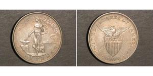 50 Centavo Filippine Argento 