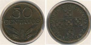 50 Centavo Estado Nuevo (Portugal) (1933 - 1974) Bronce 