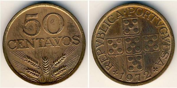 50 Centavo Estado Nuevo (Portugal) (1933 - 1974) Bronce 