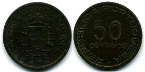 50 Centavo Mozambique Bronce 