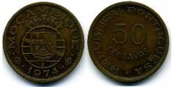 50 Centavo Mozambique Bronze 