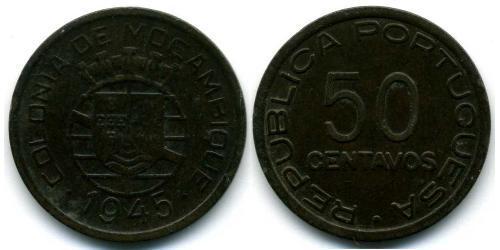 50 Centavo Mozambique Bronze 