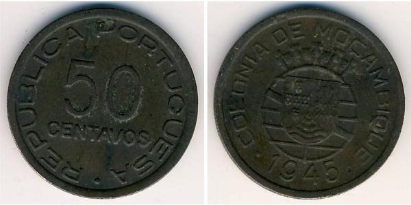 50 Centavo Mozambique Bronze 