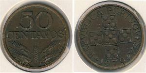 50 Centavo Estado Novo (Portogallo) (1933 - 1974) Bronzo 