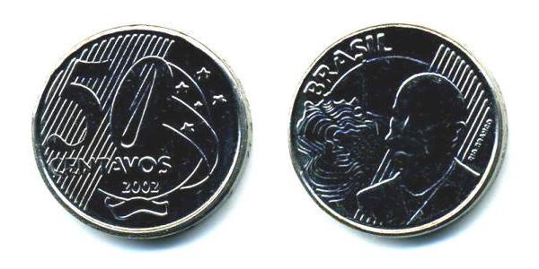 50 Centavo Brazil Copper/Nickel 