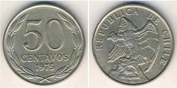 50 Centavo Chile Copper/Nickel 