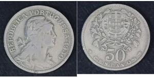 50 Centavo Second Portuguese Republic (1933 - 1974) Copper/Nickel 