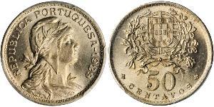 50 Centavo Estado Novo (Portugal) (1933 - 1974) Cuivre/Nickel 