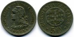 50 Centavo Portuguese Angola (1575-1975) / Portugal Cuivre/Zinc 