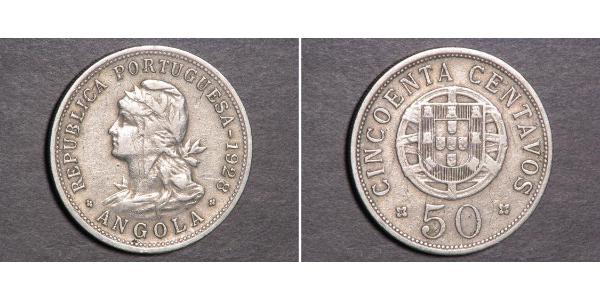 50 Centavo Portugal / Portuguese Angola (1575-1975) Cuivre/Zinc 