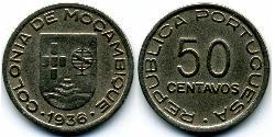 50 Centavo Mosambik Kupfer/Nickel 