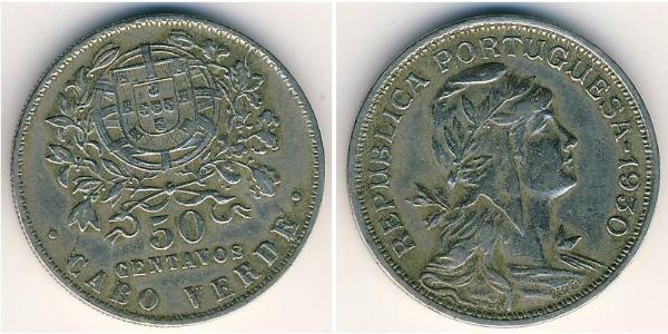 50 Centavo Portugal / Cape Verde (1456 - 1975) Kupfer/Zink 