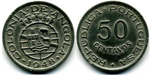 50 Centavo Portugal / Portuguese Angola (1575-1975) Kupfer/Zink 