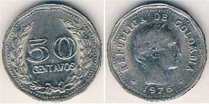 50 Centavo Colombia (1886 - ) Nichel 