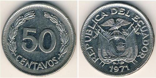 50 Centavo Équateur (pays) Acier/Nickel 