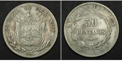 50 Centavo Costa Rica Plata 