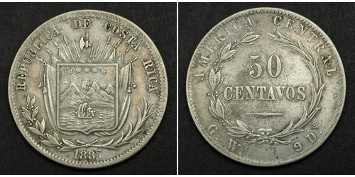 50 Centavo Costa Rica Plata 